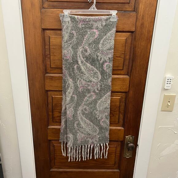 ISABEL MARANT Firnali Paisley-pattern Alpaca-blend Scarf 170cm $385 NWOT's - Picture 1 of 16